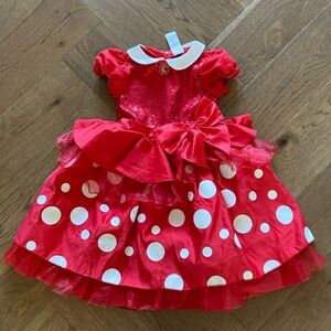 Disney Minnie Mouse Girl’s Red Minnie Mouse Costume
